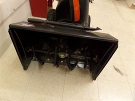 Snotek 208 cc 9.5 24" clearing path - all steel dash panel model 920402