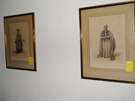 Framed Paris Fashion Art