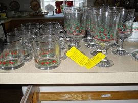 holiday glassware