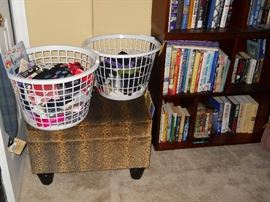 animal print ottoman, etc.