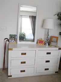 6 drawer dresser with mirror, etc.