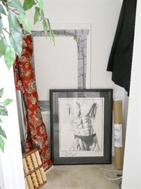 fabric, framed art, etc.