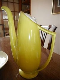 Red Wing Magnolia Chartreuse  Coffee Pot