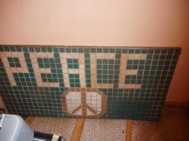 Mid Century Tile Peace 
