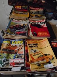 Vintage 60-70's Muscle Hot Rod Car Mags