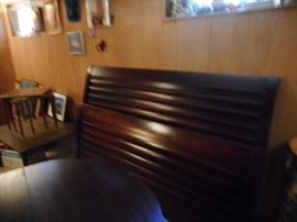 Mahogany Sleigh Bed