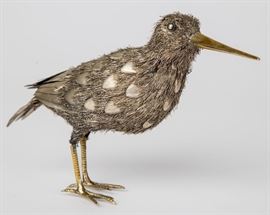 A RARE BUCCELLATI ITALIAN STERLING SILVER BIRD