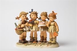 SIGNED GOEBEL HUMMEL 'WE WISH YOU THE BEST' 600