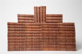 HARVARD CLASSICS FIVE FOOT SHELF OF BOOKS, 50 VOLUMES