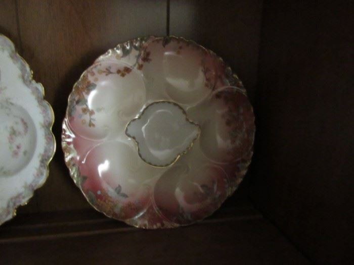 Limoges and UPW  Oyster Plates