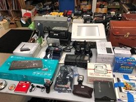 electronics. keyboard, walkie-talkies, and more