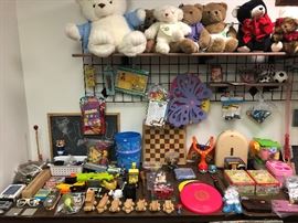 kids toys, games, frisbees, nerf guns and more