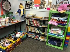 kids books, linens and TY beanie babies