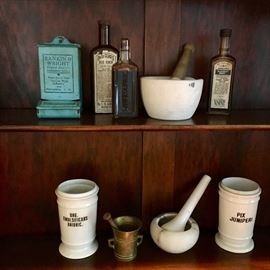 Antique Apothecary Items