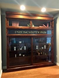 Knight Soda Fountain Company of Chicago Apothecary Cabinet