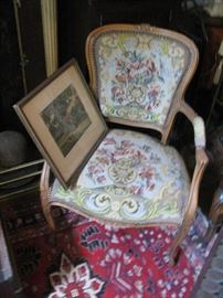  Great French needle pointed chair