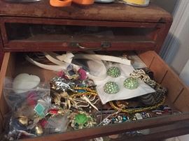 lots of jewels and buttons