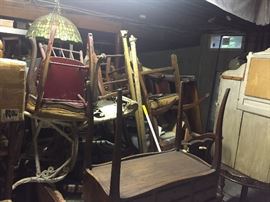 basement stuff before we set up