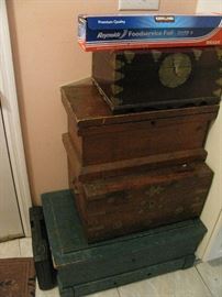 some of the great old trunks and boxes