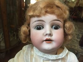Front of RB antique doll