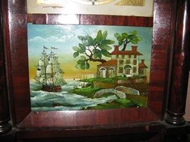 CLOSE UP OF PAINTING