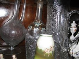 LOTS OF GREAT CRYSTAL AND PORCELAIN
