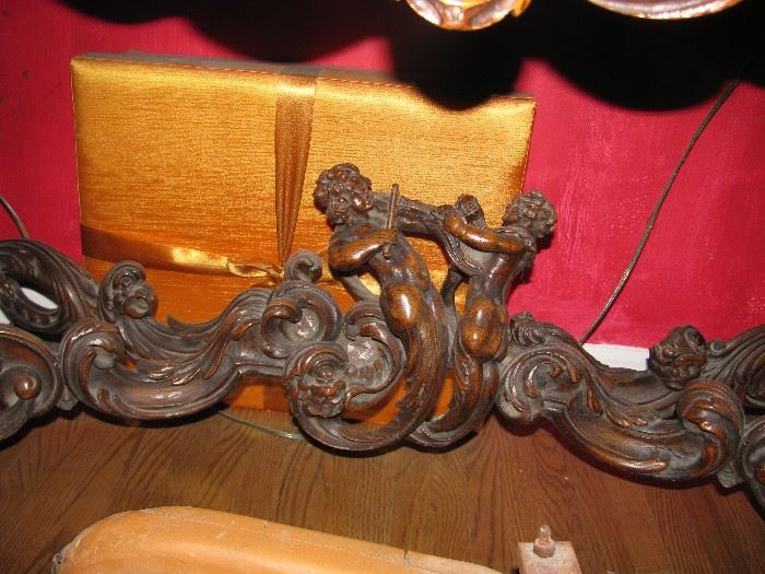 BASE OF GREAT FIGURAL CABINET