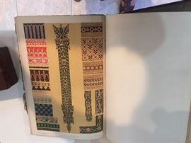 Detail of ornament books