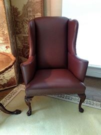 Leather armchair