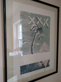 Contemporary art signed Reed '84