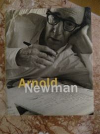 Arnold Newman photograph book, signed