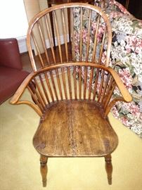 Antique wooden armchair