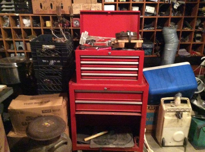 ONE OF 2 TOOL BOXES, THIS ONE IS A CRAFTSMAN