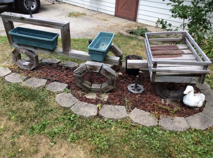 YES BRING YOUR WAGON TO THIS SALE, YOU WILL BE SURE TO FILL IT! LOVELY LAWN PLANTER
