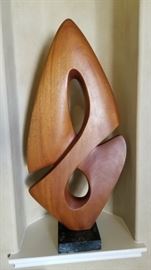 Wooden sculpture art