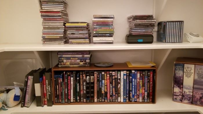 DVD's and CD's
