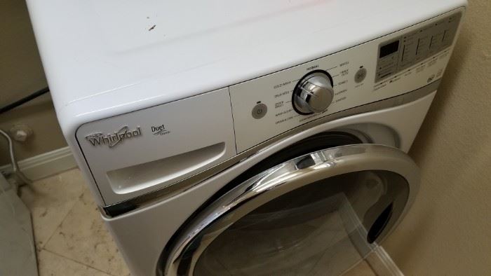 Whirlpool Duet Washer and Dryer set, 4 years old