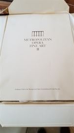Metropolitan Opera Fine Art II, 4 of the 6 lithographs included in the Metropolitan Opera Fine Art II collection published in 1984. The prints are each number 65 of 250.