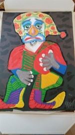 “Pagliacci” by Karel Appel. This is a lithograph published in the Metropolitan Opera Fine Art II collection in 1984. Numbered 65 of 250.
