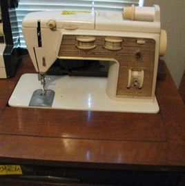 Singer Sewing Cabinet Table
