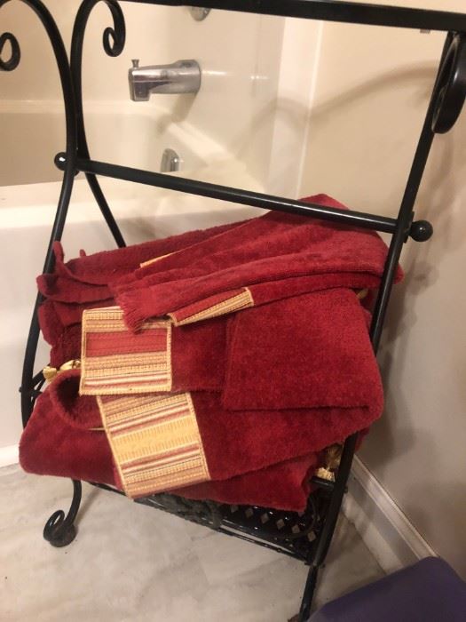Towels everywhere 