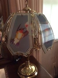 Touch lamp - Hummingbirds