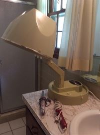 Vintage hooded hair dryer