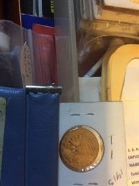 1913 Gold $5.00 coin half eagle