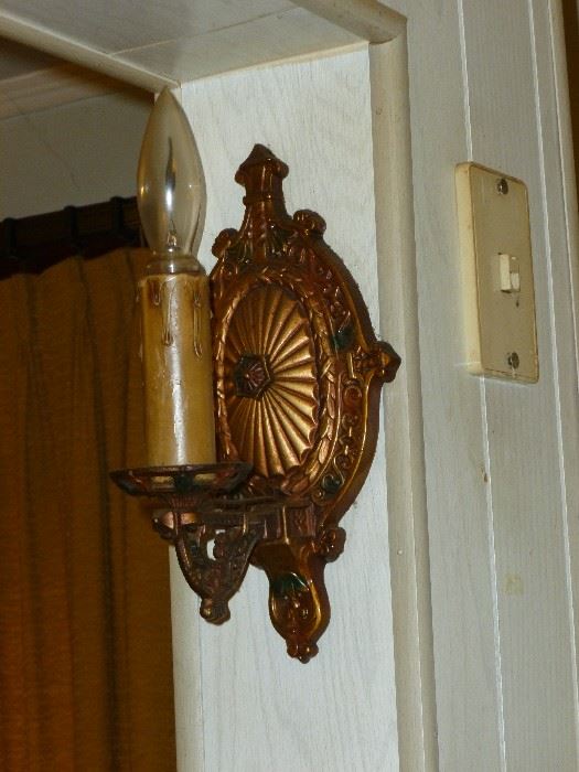 There are a pair of these awesome sconces!