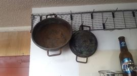 copper chocolate melting pots pre 1900