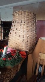 Iroquois Indian storage basket