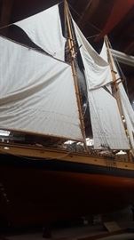 Giant ship model over 6 ft