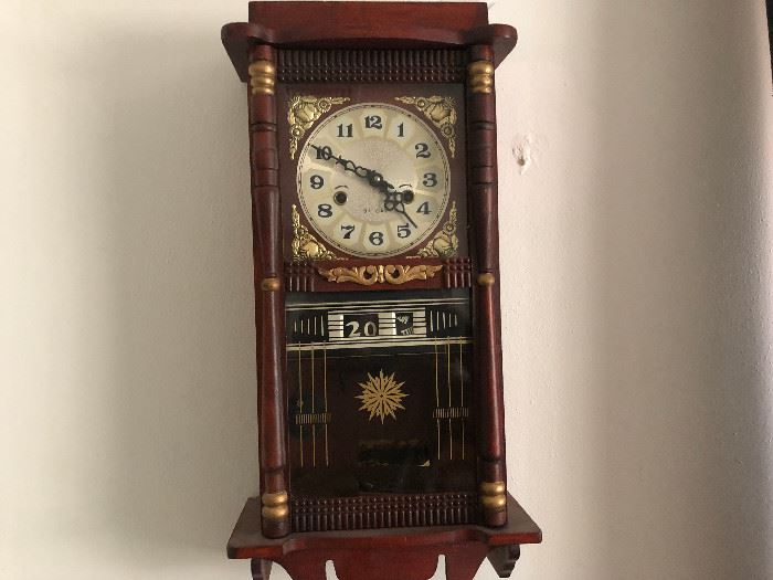 Cool clock. Note the date shows below the clock