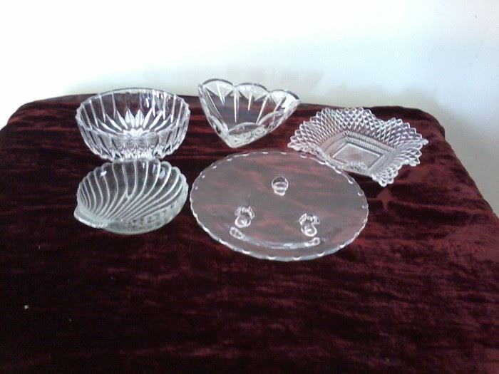  5 Lead Crystal Candy Dishes    http://www.ctonlineauctions.com/detail.asp?id=741056